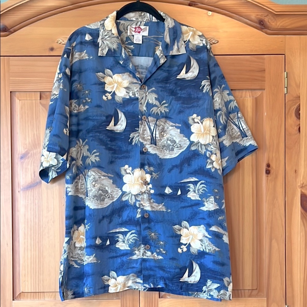 🌟HP🌟Hilo Hattie Hawaiian Tropical Shirt
